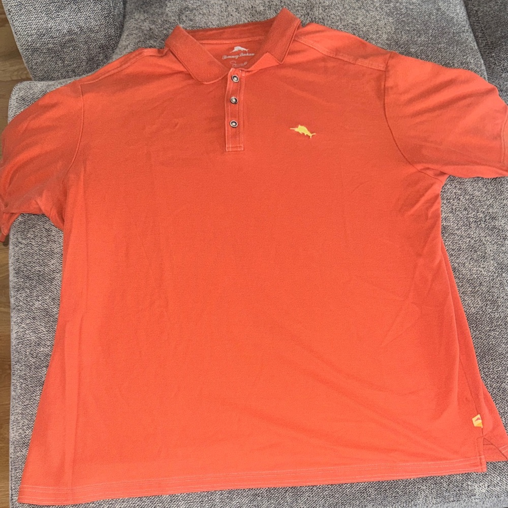 Tommy Bahama Orange Polo Shirt